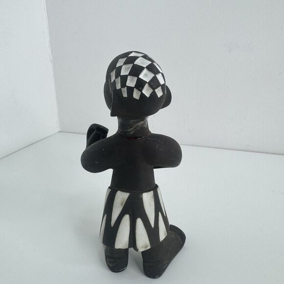 Signed Jaap Ravelli 1950s African Terracotta Banjoman Figurine Rare “Read” - Picture 5 of 11